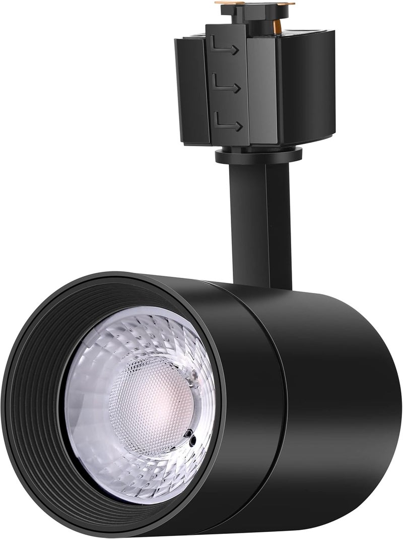 FLSNT LED Track Lighting Heads for 2-Wire-1 Compatible Juno Track, 12W (75W Equiv.), Dimmable 24° LED Spotlight Track Light Heads, CRI90, 800LM, 3000K Soft White, Black - Image 1